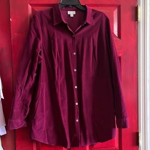 Corduroy Button Down from J. Jill - Size L (with pockets!) 💜👔